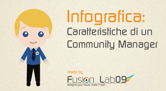 infografica caratteristiche community manager